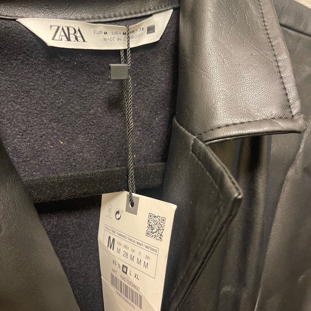 Zara Navy Belted Jumpsuit - Picture 9 of 10
